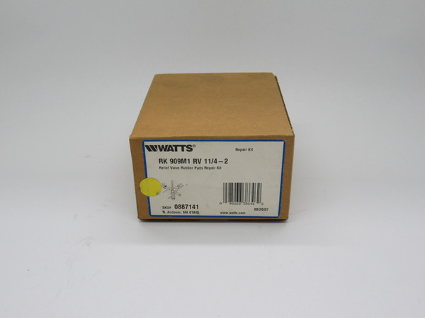 Watts RK909M1-RV1-1/4-2 Relief Valve Rubber Parts Repair Kit 1-1/4"-2" NEW