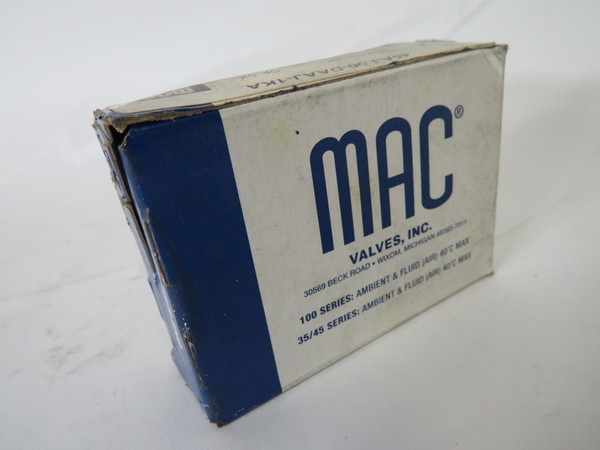 Mac 45A-L00-DAAJ-1KA Solenoid Valve 120V 60Hz 5.4W BOX DAMAGE NEW