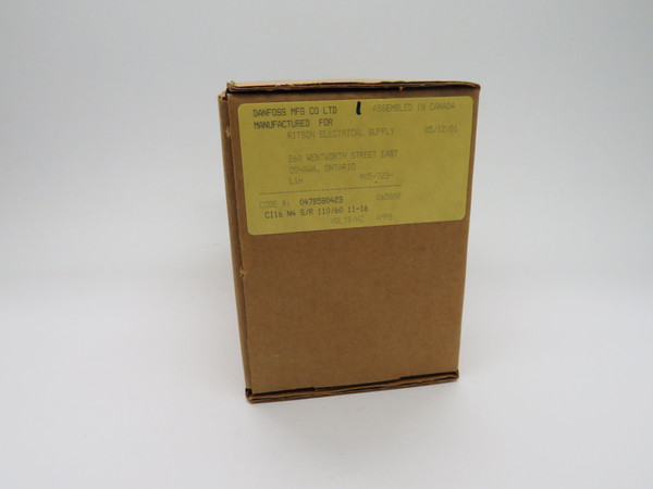 Danfoss 047B580423 Motor Starter CI16 110V 60Hz 11-16A SHELF WEAR NEW