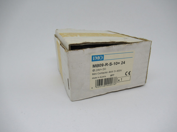 IMO MB09-R-S-10=24 Mini Contactor 24VDC 4kW 3Ph 400V NEW