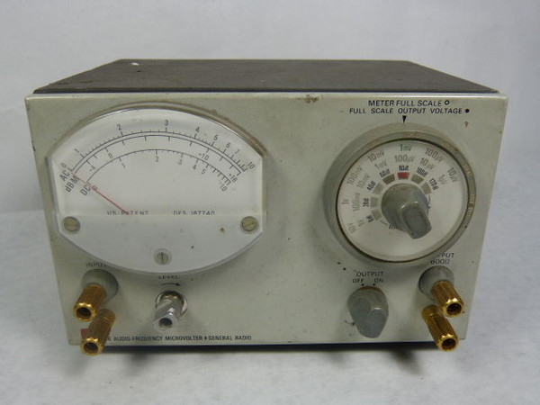 General Radio 1346 Audio Frequency Micro Volter  USED
