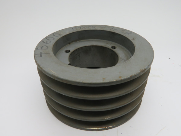 Browning 4B60Q Sheave 3/4 To 2-11/16" Q1 Bushing 4-Groove 6.35" OD B Belt USED