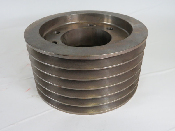 Generic 6/5V85-E Sheave 7/8 – 3-1/2” E Bushing 6-Groove 8-1/2" OD 5V Belt USED