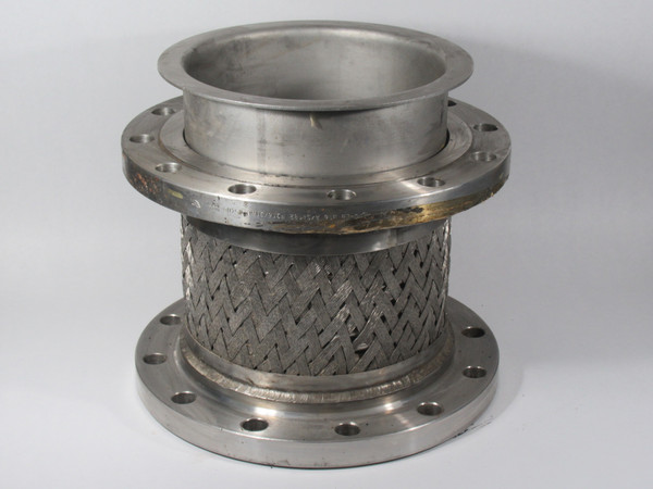 Generic Hose Assembly w/ Viraj 65405 Flanges 14-1/8" L 11" ID USED