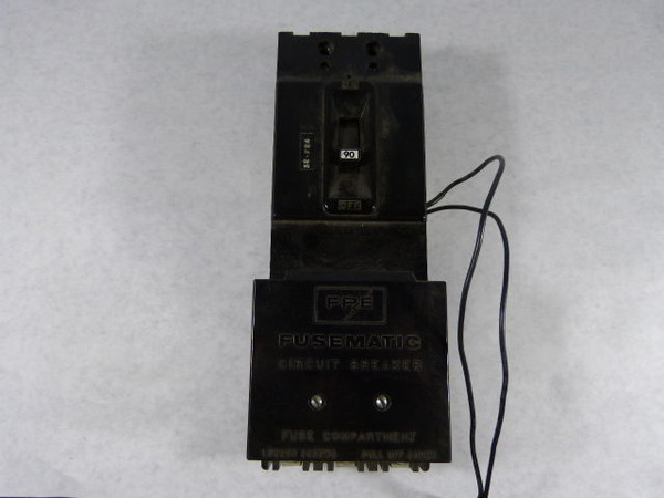 Federal Pacific XF-631090 Type XF Fusematic Circuit Breaker 3P 90A 600V  USED