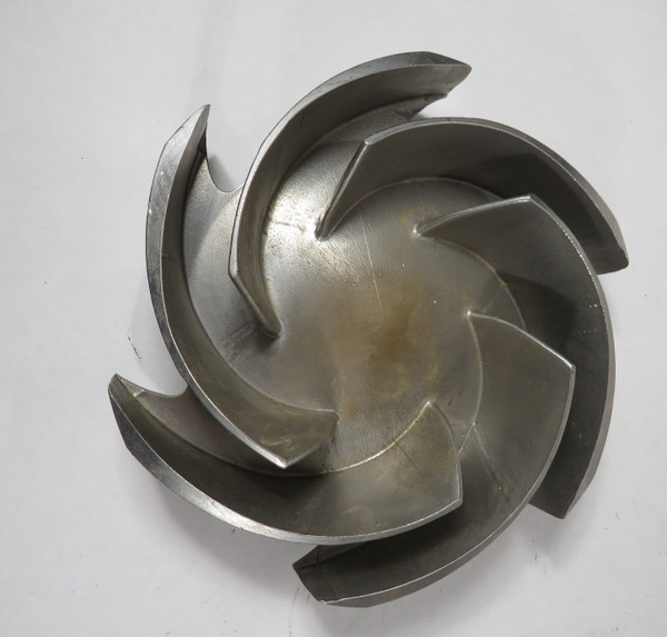 Goulds 101-528-1203 54632 6-Vane Impeller CF8M 4x6-10 RUST/SHELF WEAR USED