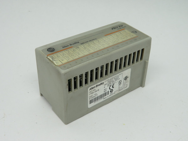 Allen-Bradley 1794-OA16 Series A Flex I/O Output Module 120V STAINING USED