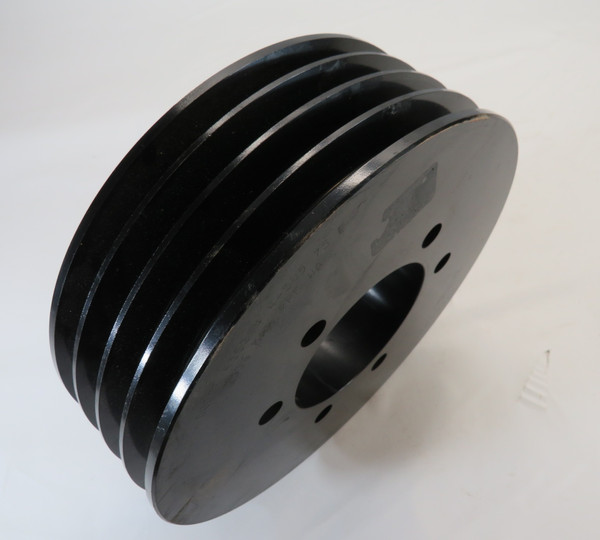 Dodge 4/5V9.75-E Pulley 7/8-3-1/2"ID E Bushing 4 Groove RUST/SHELF WEAR NOP