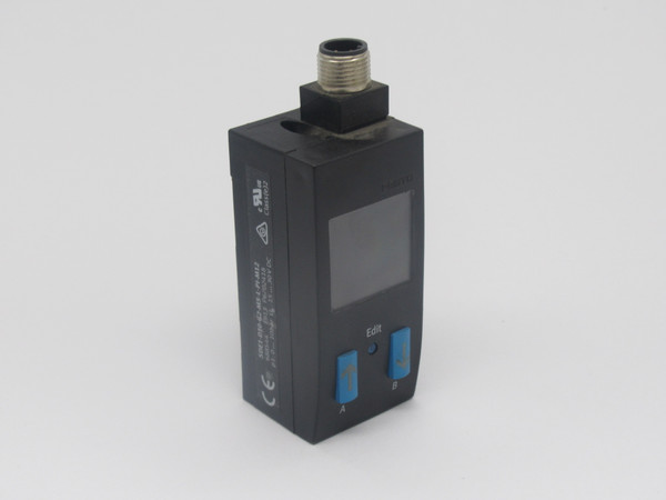 Festo 688544 SDE1-D10-G2-MS-L-PI-M12 Pressure Sensor 0-10 bar 15-30VDC USED