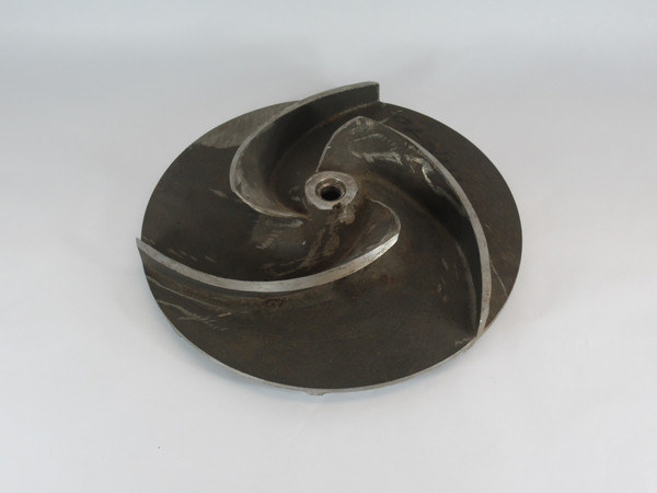 Generic 570472-005 3-Vane Impeller 12-5/8" D 1-5/8" Bore 2-3/8" LTB USED