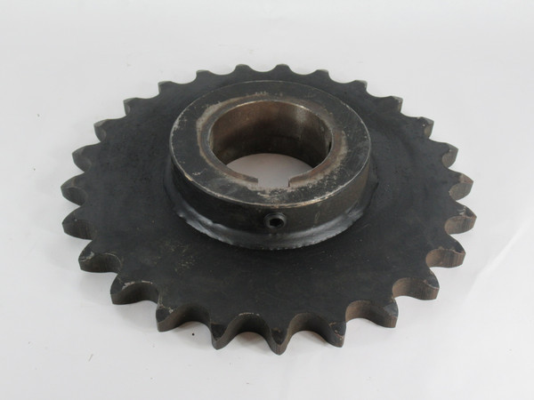 Tsubaki 140B25F4-1/4 Roller Chain Sprocket 4-1/4" Bore 25 Teeth 140 Chain USED