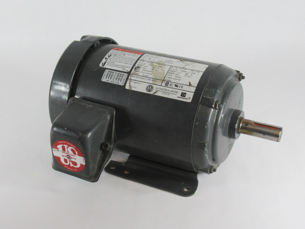 US Motors 3HP 3465 RPM 208-230V 460V 145T TE 3Ph 8.10-7.20/3.6A 60Hz NO KEY USED