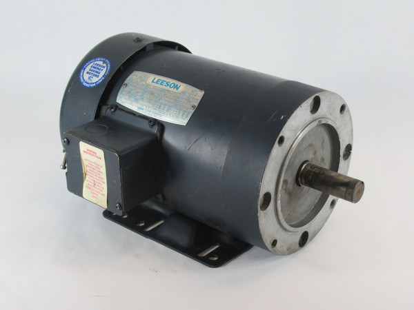 Leeson C145T11FB2D 1HP 1140RPM 208-230/460V F145T TEFC 4/2FLA 60Hz NO KEY USED