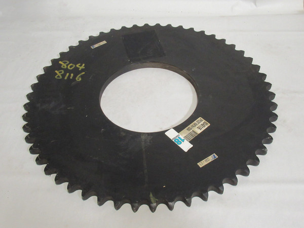 Tsubaki 120A54X10.5 Roller Chain Sprocket 10.5" Bore 54 Teeth 120 Chain USED