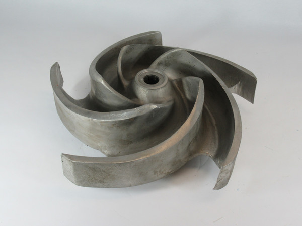 Goulds Pumps 57585 5-Vane Stainless Steel Impeller 4x6x14 13.5" OD USED