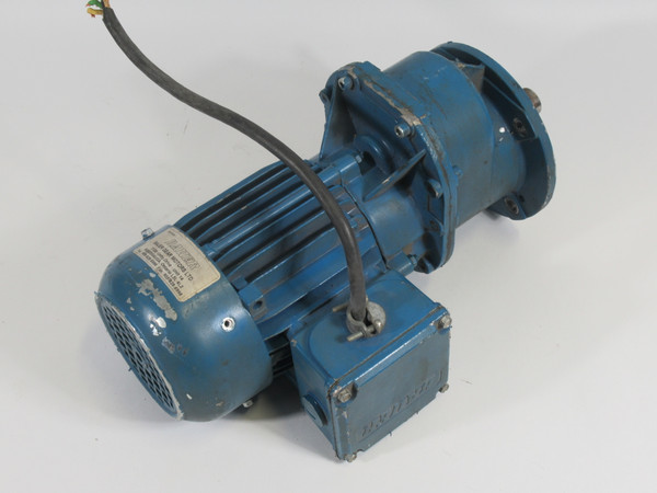 Bauer .50HP 91/1600rpm 230/460V TEFC 2.15/1.08A 3Ph SHELF WEAR USED