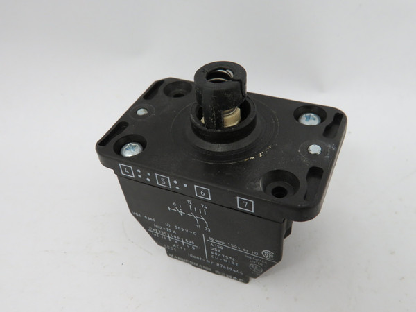 Mannesmann Demag 87419444 SES1 Pushbutton Contact Block 25A 500VAC USED