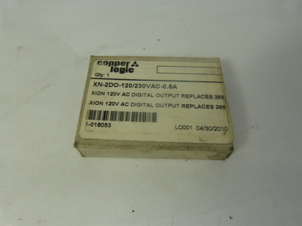 Copper Logic Micro Innovation XN-2DO-120/230VAC-0.5A AC Digital Output NEW