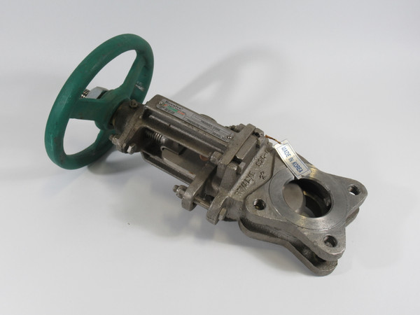 Technaflow S20D02-MH-X Knife Gate Valve Size 2" 150PSI/AMB 4 Bolt USED