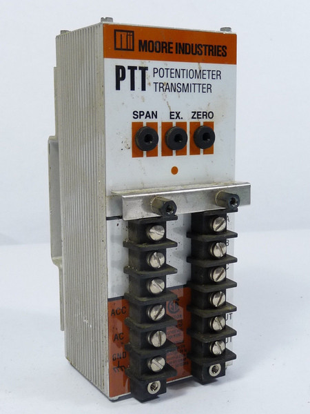 Moore Industries PTT/1550HM-0-100/4-20MA/117AC Potentiometer Transmitter 4W USED