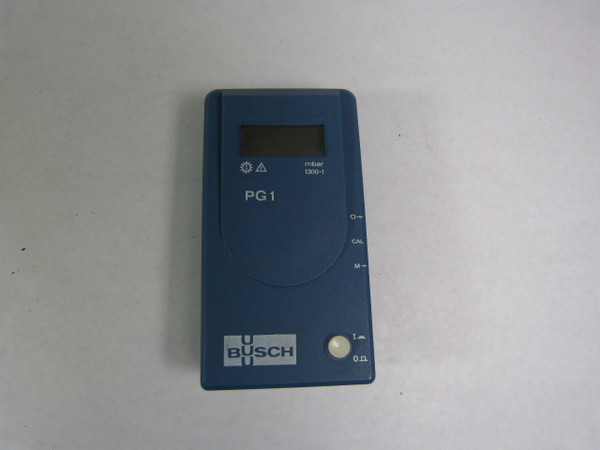 Busch PG1 Panel Meter mbar 1300-1  USED