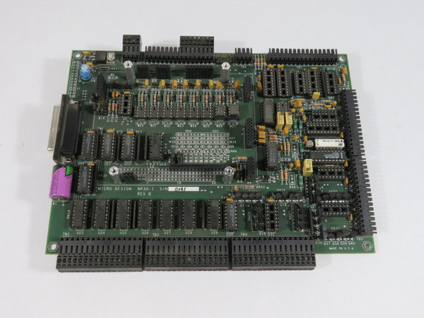 Micro Design NP30-1 PLC Module Board USED