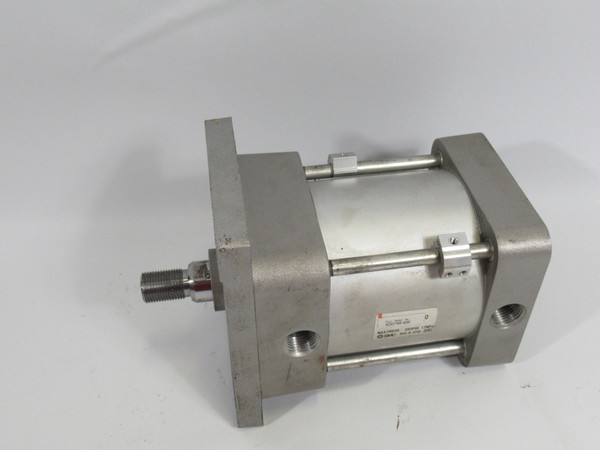 SMC NCDA1F400-0200 Tie Rod Cylinder 4" Bore 2" Stroke USED
