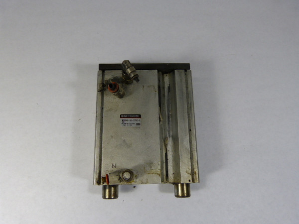 SMC MGQM40-100-Y7PSC-X-C18 Compact Guide Cylinder Slide Bearing 145PSI  USED