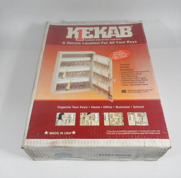 HPC KEKAB-120 Key Cabinet 120-Key Capacity *Missing Components* NEW