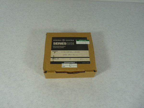 GE IC610MDL102A Input Module 16-24VDC NEW