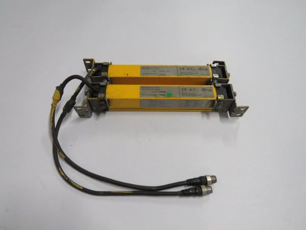 Omron F3S-A161 Light Curtain Emitter & Receiver 0.2-5m Range 24VDC USED