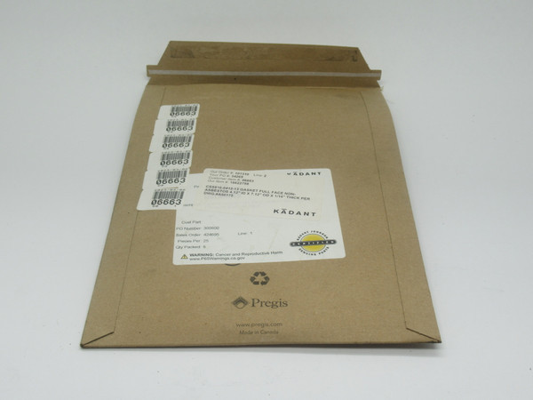 Kadant Johnson CSS816-0412-13 Full Face Gasket 4.12"ID 7.12"OD Lot of 4 NEW