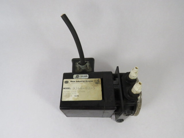 Drew Industrial 9266-02-5 Meter Pump .75GPH  USED