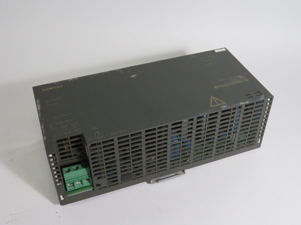 Siemens 6EP1336-2BA00 Power Supply SITOP Power 20 1PH 24VDC 20A 50/60HZ USED
