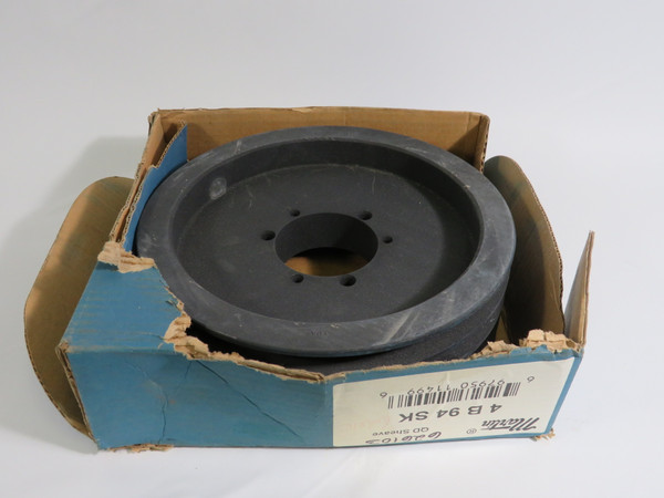 Martin 4B94SK QD Sheave 2-5/8"Bore 4 Grooves 9-3/4"OD Damaged Box/Shelf Wear NEW