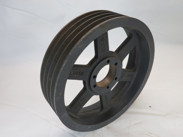 TB Woods 4B12.4SK Sheave 1/2"-2-5/8" SK Bushing 12.75"OD 4 Grooves A/B Belt USED