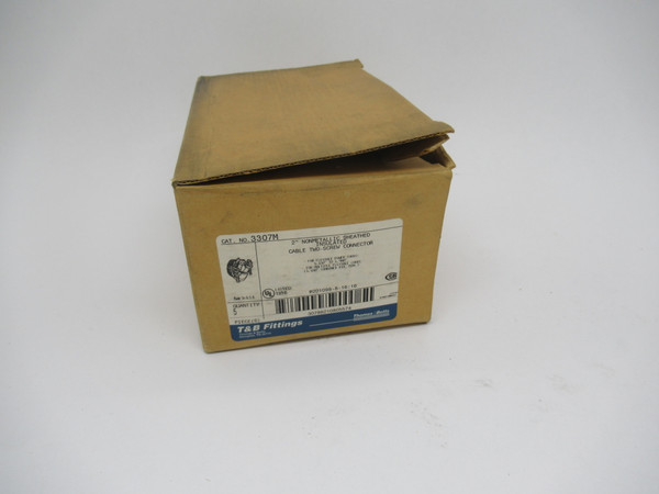 Thomas & Betts 3307M 2" Two Screw Connector *Lot of 4* *Shelf Wear* NEW