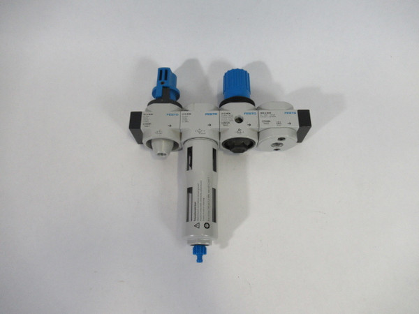 Festo 192551 LF-D-MINI Filter Assembly 16 bar 230 psi 1.6 MPa USED