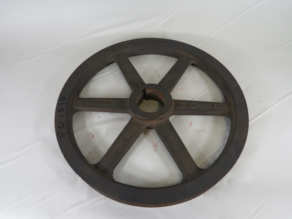 Browning 2AK154X2-1/4 Pulley 2-1/4" Bore 2-Groove 15" OD 3/8"x3/16" Keyway USED