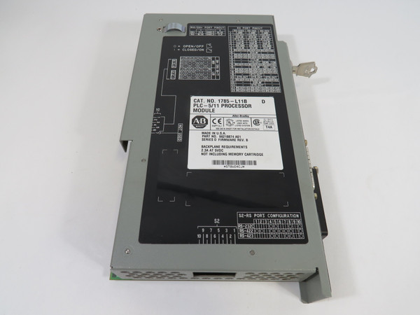 Allen-Bradley 1785-L11B PLC-5/11 Processor Module Ser D F/W Rev B 1 Key USED