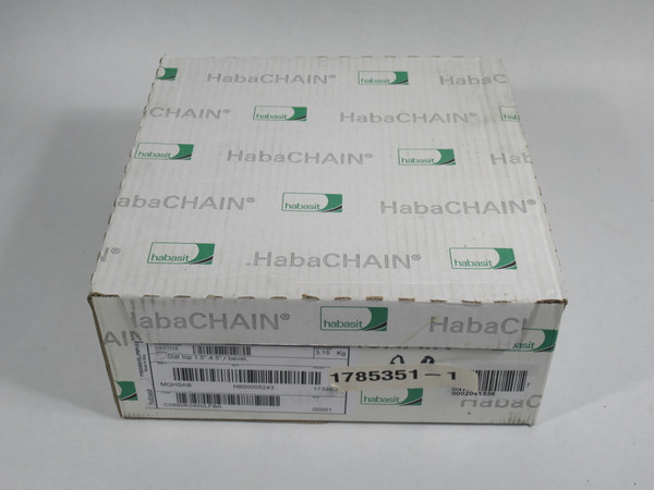 Habasit C0880K0450LFBA 880B Series Table Top Chain 10FT SEALED NEW