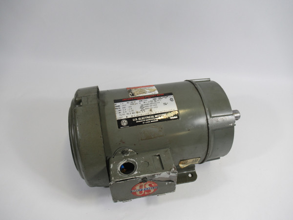 US Motors 1HP 1740rpm 230/460V 143T UTETE 3/1.55A 3Ph 60Hz USED