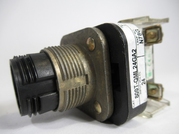 Allen-Bradley 800T-QML24XA2 Ser T Illum Mushroom Push Button 1NO No Cap USED
