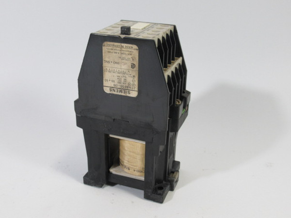 Siemens 3TH8355-0B Contactor 660V 16A 5 NO 5 NC Coil 24VDC USED