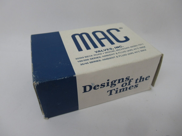 Mac 161B-501JB 3/2 Way Solenoid Valve 24VDC 6W 1/8" NPTF NEW