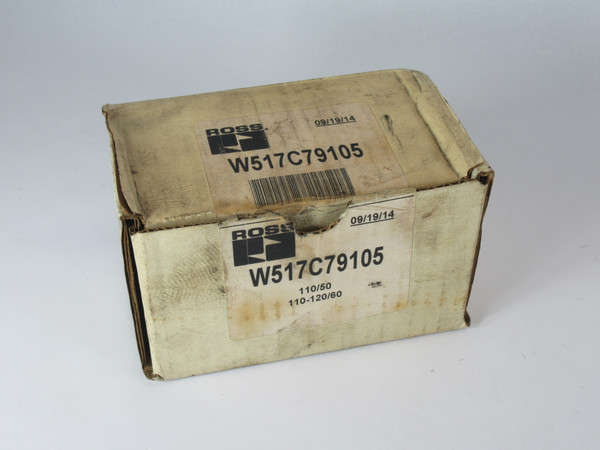 Ross W517C79105 Replacement Solenoid Coil 110V@50Hz 110-120V@60Hz SHELF WEAR NEW