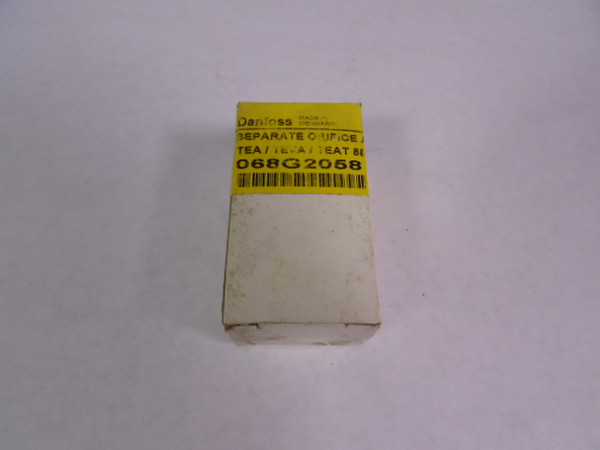 Danfoss 068G2058 Orifice Insert  NEW