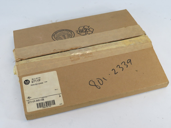 Allen-Bradley 2711P-RR128 Series A PV Plus Logic RAM Module 128MB WRITING NEW