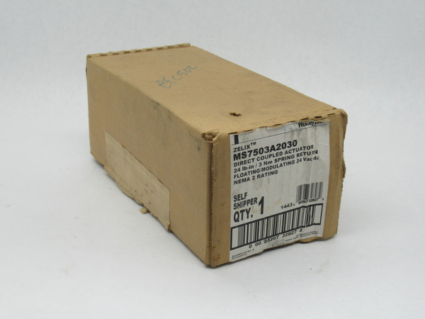 Honeywell MS7503A2030 Direct Coupled Actuator 24VAC/DC MISSING COVER NEW