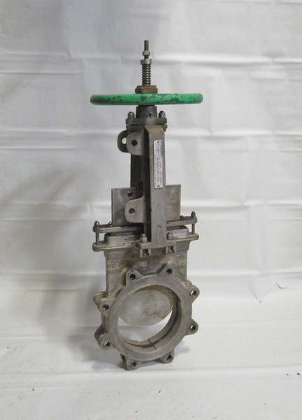 Tyco Valves S17D08-MH-P3 Knife Gate Valve 8" 150 psi 316 Body/Gate/Liner USED